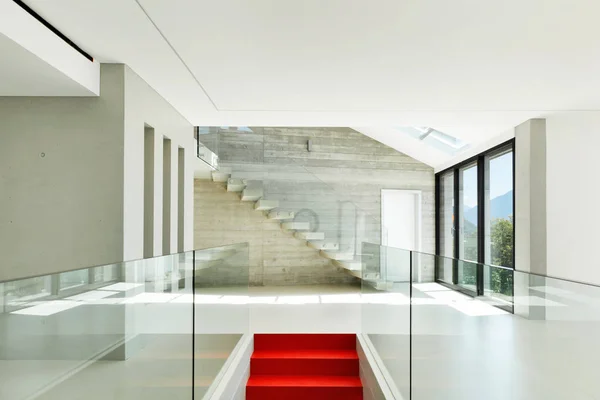 Modernes Haus, Treppenhaus — Stockfoto
