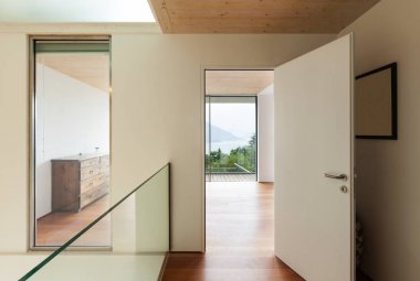 İç, modern ev, koridor