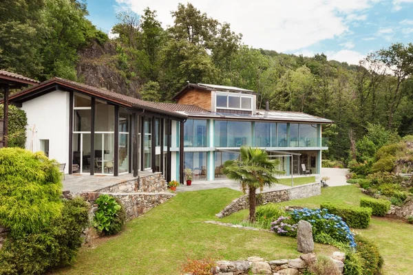 dağ evi, modern mimari, açık