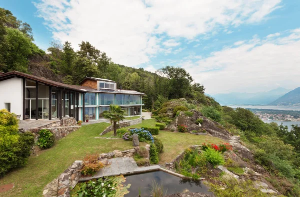 dağ evi, modern mimari, açık