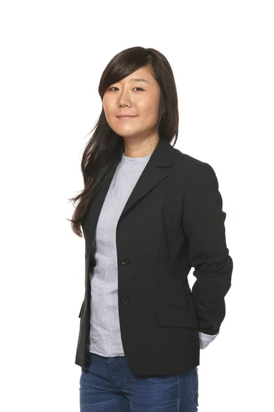 Asiatische Mädchen Foto Studio Porträt — Stockfoto