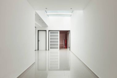 İç modern ev, koridor görünümü