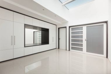 İç modern ev, koridor görünümü