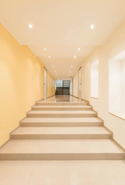 Interior, large corridor — Stock Photo, Image