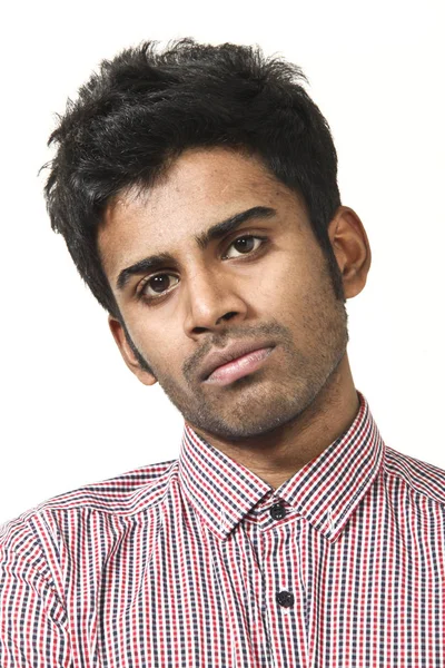 Young man photo studio portrait — Stock Photo, Image