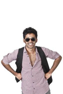 genç adam fotoğraf stüdyo portre 