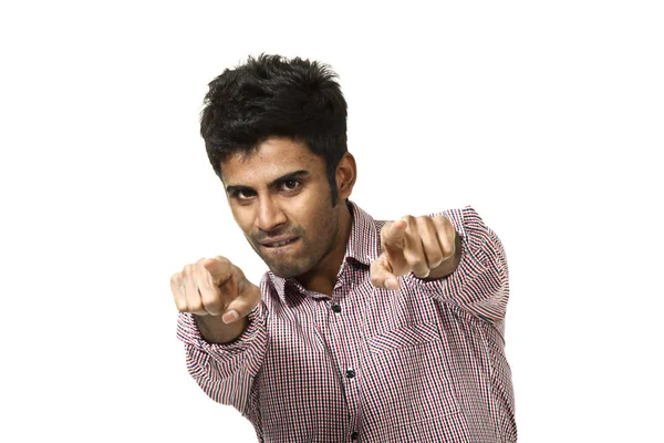 Young man photo studio portrait — Stock Photo, Image