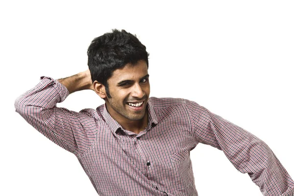 Young man photo studio portrait — Stock Photo, Image