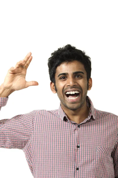 Jovem homem foto estúdio retrato — Fotografia de Stock