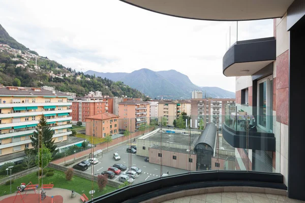 Modern apartment, balcony — Stock Photo, Image