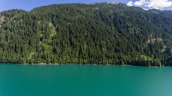 Paisaje visto desde arriba con dron, valle — Foto de Stock