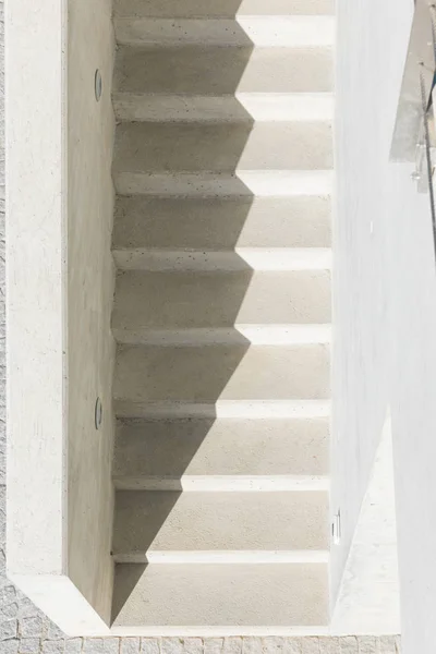 Detail frome above of cement staircase — Stock Photo, Image