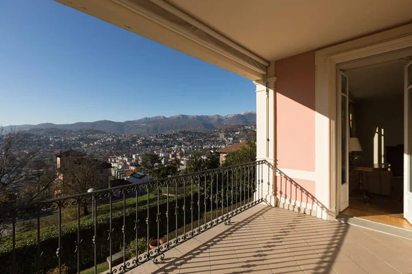 Terrace of vintage villa — Stock Photo, Image