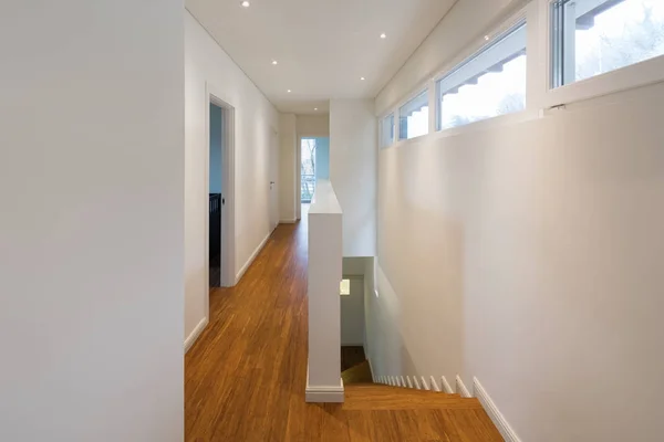 クローズ アップ廊下や寄木細工の床 — ストック写真