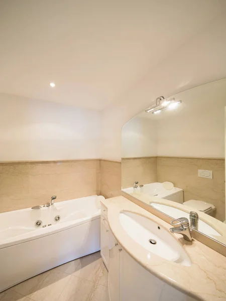 Elegant marble bathroom — Stock Photo, Image