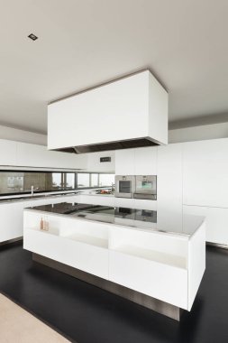 Mimari, modern bir ev güzel iç