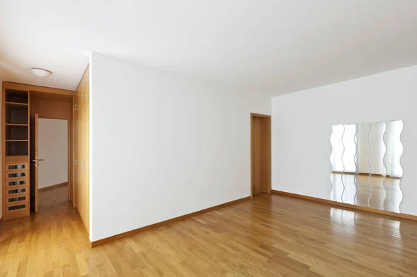 Schöne leere geräumige Wohnung Innenraum — Stockfoto