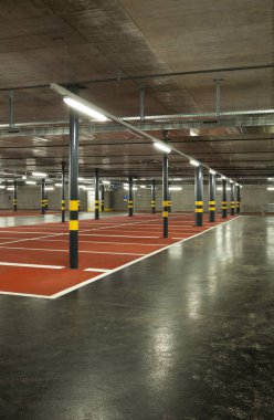 yeni yer altı otoparkı, boş