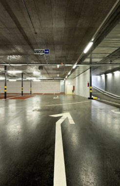 yeni yer altı otoparkı, boş
