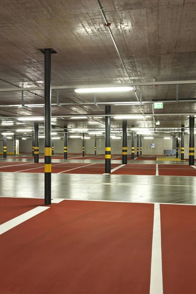 New Underground Parking Empty — Stock Photo, Image