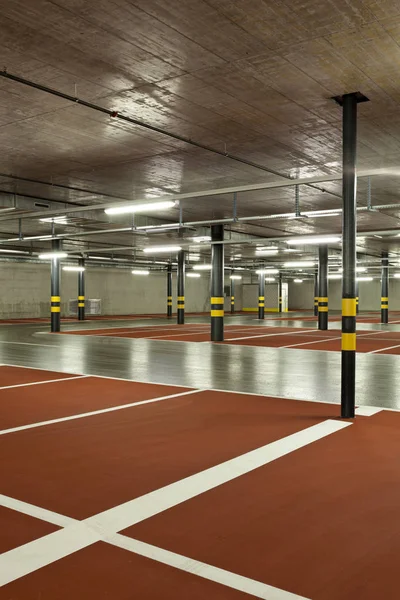 New Underground Parking Empty — Stock Photo, Image