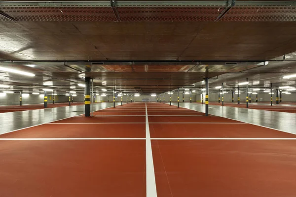 New Underground Parking Empty — Stock Photo, Image