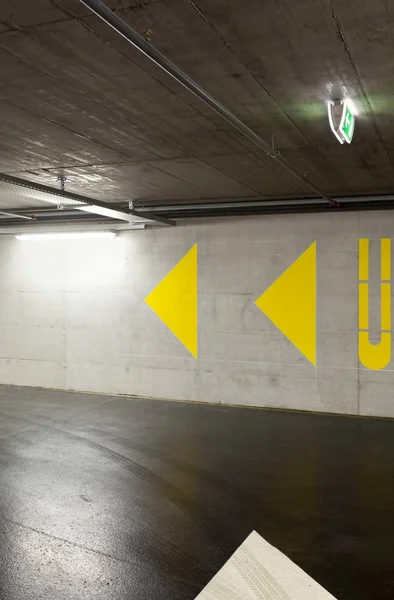 New Underground Parking Exit — Stock Photo, Image