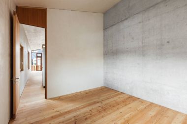 mimarlık modern tasarım, beton, oda içinde ev