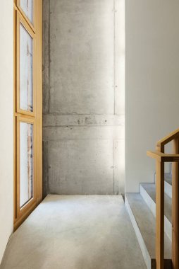 Mimari modern tasarımı, iç ev, merdiven 