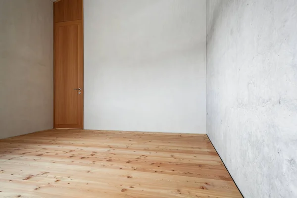Mimari Modern Tasarım Manzaralı Oda Beton Duvar — Stok fotoğraf