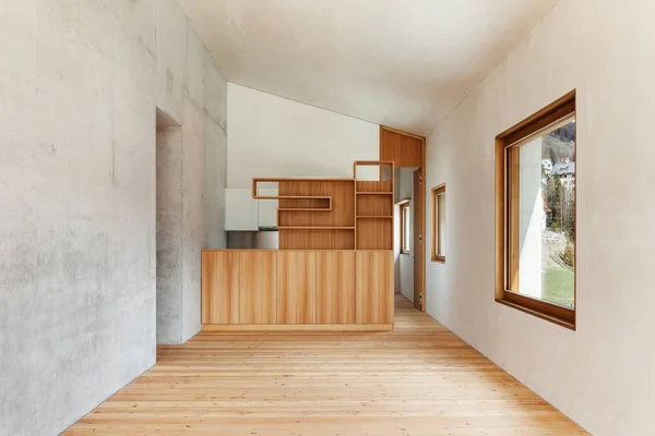 现代的建筑设计 山回家房间 — 图库照片
