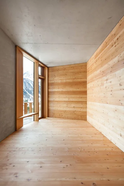 Arquitetura Design Moderno Casa Montanha Quarto — Fotografia de Stock