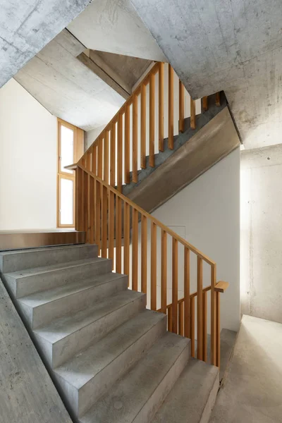 Architektur Modernes Design Wohnbereich Treppe — Stockfoto