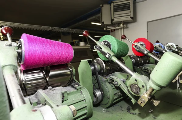 Промислові текстильна фабрика — стокове фото