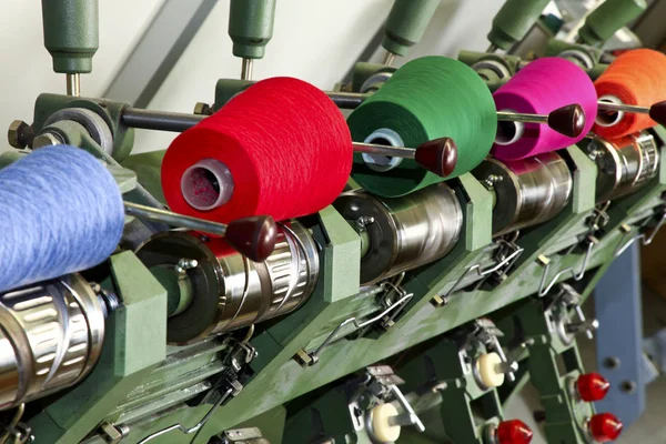 Industriella textilfabrik — Stockfoto