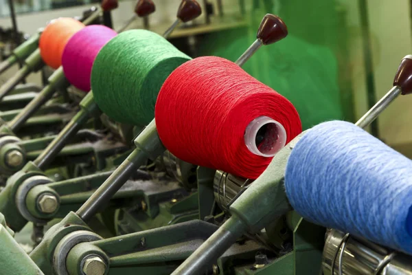 Fabryka przemysłu włókienniczego — Zdjęcie stockowe