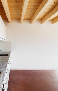 rahat boş loft, iç, iç mutfak-ayrıntı