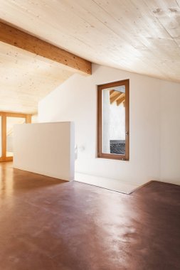 Rahat boş loft, iç mekan, Oda