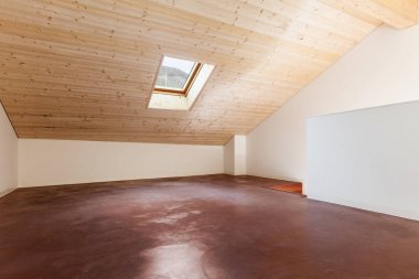 Rahat boş loft, iç mekan, Oda