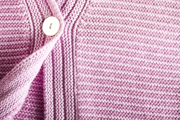 Sweater merah muda woolen — Stok Foto