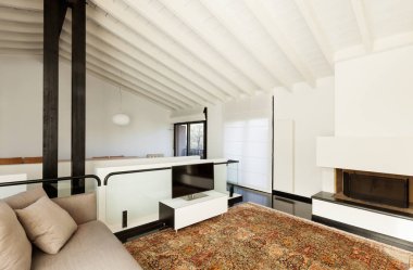 iç, rahat loft, modern mobilya