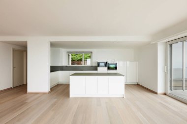 güzel yeni daire, iç, modern mutfak