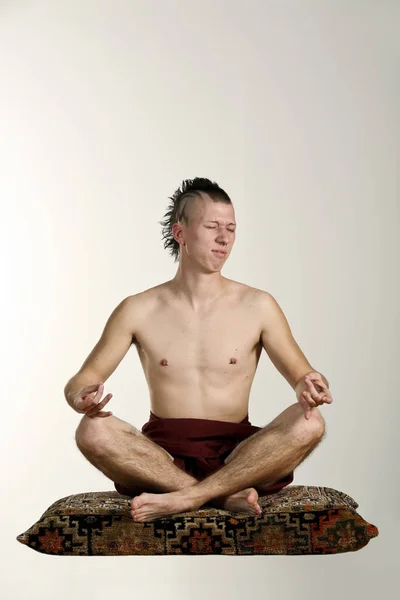 Tempo di meditazione yoga — Foto Stock