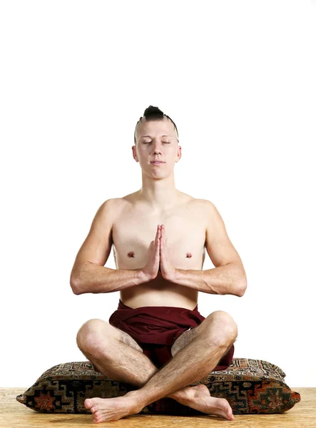 Jóga meditace čas — Stock fotografie