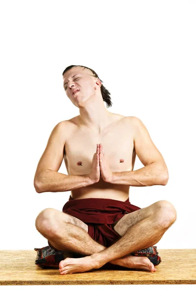Yoga tiempo de meditación — Foto de Stock