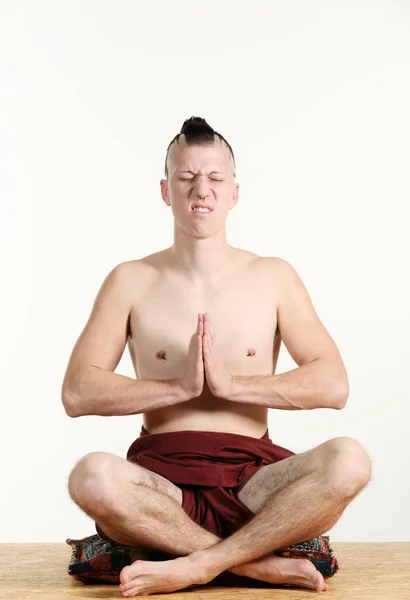 Yoga meditatie tijd — Stockfoto