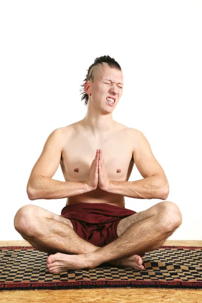 Yoga tiempo de meditación — Foto de Stock