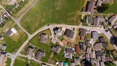 Rossa İsviçre havadan görünümü