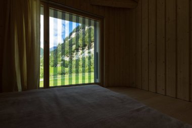 Vadi Manzaralı Grisons İsviçre kentinde