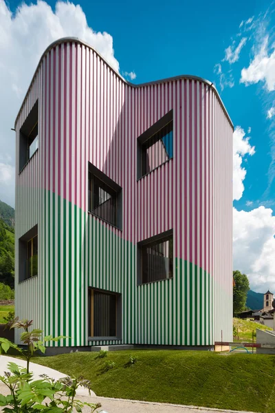 현대 디자인 하우스, 외부 보기 — 스톡 사진